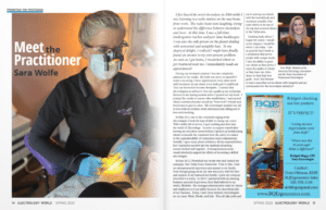 Dallas electrologist Sara Wolfe at Olysis Med Spa